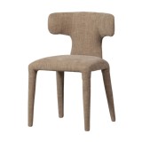 DINING CHAIR FLL COVER SAND 78 - CHAIRS, STOOLS